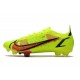 Nike Mercurial Vapor XIV Elite FG Uomo Volt Cremisi Vivace Nero
