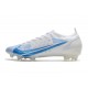 Nike Mercurial Vapor XIV Elite FG Uomo Bianco Blu