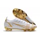 Nike Mercurial Vapor XIV Elite FG Uomo Bianco Oro