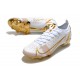 Nike Mercurial Vapor XIV Elite FG Uomo Bianco Oro