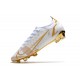 Nike Mercurial Vapor XIV Elite FG Uomo Bianco Oro