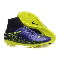 Uomo Nike HyperVenom Phantom II ACC FG scarpe da calcio Viola Giallo Nero