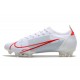 Nike Mercurial Vapor XIV Elite FG Uomo Bianco Rosso