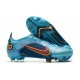 Nike Mercurial Vapor 14 Elite FG Scarpe Blu Cloro Arancione Laser Marina