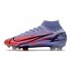 Nike Mercurial Superfly VIII Elite DF FG Mbappe Thistle Chiaro Argento