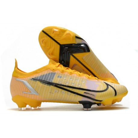 Nike Mercurial Vapor 14 Elite FG Scarpe Giallo Nero
