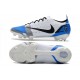 Nike Mercurial Vapor 14 Elite FG Scarpe Bianco Blu Nero