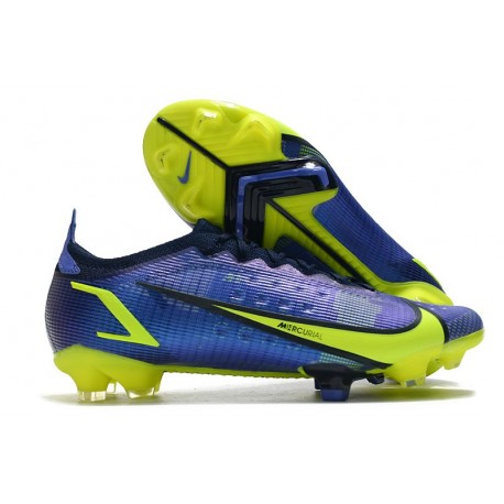 Nike Mercurial Vapor 14 Elite FG Scarpe Zaffiro Volt Blu Void