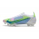 Nike Mercurial Vapor 14 Elite FG Scarpe Bianco Blu Rosa