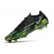 Scarpe Nike Phantom GT2 Elite FG Nero Metallic Platino Verde Strike
