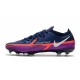Scarpe Nike Phantom GT2 Elite FG College Navy Bianco Viola Vivido