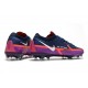 Scarpe Nike Phantom GT2 Elite FG College Navy Bianco Viola Vivido