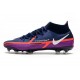 Nike Phantom GT2 Elite DF FG Nuovo College Navy Bianco Viola Vivido