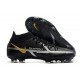 Nike Phantom GT2 Elite DF FG Nero Metallic Grigio Scuro Oro Metallico