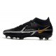 Nike Phantom GT2 Elite DF FG Nero Metallic Grigio Scuro Oro Metallico