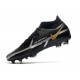 Nike Phantom GT2 Elite DF FG Nero Metallic Grigio Scuro Oro Metallico