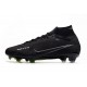 Nike Zoom Mercurial Superfly 9 Elite Fg Nero Grigio Fumo Scuro Summit