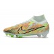 Nike Zoom Mercurial Superfly 9 Elite Fg Verde Orzo Blu Arancione 