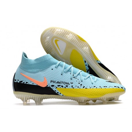 Nike Phantom GT Elite Dynamic Fit FG Glacier Ice Nero Giallo Strike