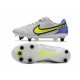 NNike Tiempo Legend IX Elite SG Pro AC Grigio Nebbia Volt Zaffiro