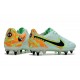Nike Tiempo Legend IX Elite SG Pro AC Verde Orzo Blu Nerastro Arancione