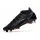 Nike Phantom GT Elite Dynamic Fit FG Nero Grigio Fumo Scuro Summit Bianco