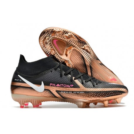 Nike Phantom GT Elite Dynamic Fit FG Rame Metallico Bianco Nero