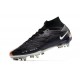 Nike Air Zoom Mercurial Superfly 9 Elite SG Nero Rame Metallico