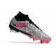 Nike Air Zoom Mercurial Superfly 9 Elite SG Argento Metallico Rosa Hyper Nero
