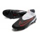 Nike Phantom Gripknit Elite DF FG Nero Grigio Rosso