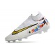 Nike Phantom Elite DF FG Nuove Bianco Oro