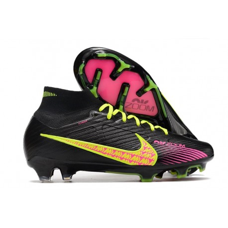 Nike Air Zoom Mercurial Superfly IX Elite Fg Nero Giallo