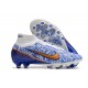 Nike Zoom Mercurial Superfly IX Elite AG Bianco Blu Oro