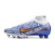 Nike Zoom Mercurial Superfly IX Elite AG Bianco Blu Oro