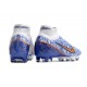 Nike Zoom Mercurial Superfly IX Elite AG Bianco Blu Oro