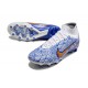 Nike Zoom Mercurial Superfly IX Elite AG Bianco Blu Oro