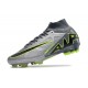 Nike Zoom Mercurial Superfly 9 Elite Fg Grigio Nero Verde