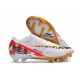 Nuove Nike Zoom Mercurial Vapor 15 Elite FG Bianco Rosso Oro