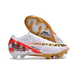 Nuove Nike Zoom Mercurial Vapor 15 Elite FG Bianco Rosso Oro