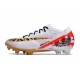 Nuove Nike Zoom Mercurial Vapor 15 Elite FG Bianco Rosso Oro