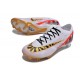 Nuove Nike Zoom Mercurial Vapor 15 Elite FG Bianco Rosso Oro