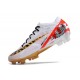 Nuove Nike Zoom Mercurial Vapor 15 Elite FG Bianco Rosso Oro