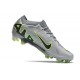 Nuove Nike Zoom Mercurial Vapor 15 Elite FG Grigio Nero Verde