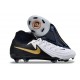Scarpa Nike Phantom Luna 2 Elite FG Bianco Nero Oro Metallizzato