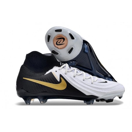 Scarpa Nike Phantom Luna 2 Elite FG Bianco Nero Oro Metallizzato