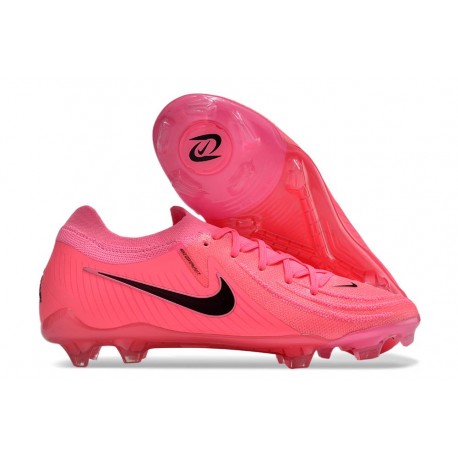 Scarpe Nike Phantom GX 2 Elite FG Rosa Nero
