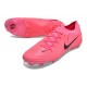 Scarpe Nike Phantom GX 2 Elite FG Rosa Nero