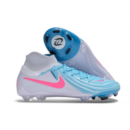Scarpa Nike Phantom Luna 2 Elite FG Blu Rosa Bianco