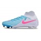 Scarpa Nike Phantom Luna 2 Elite FG Blu Rosa Bianco