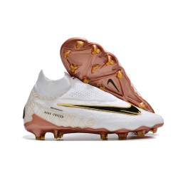 Nike Phantom Elite DF FG Nuove Bianco Oro